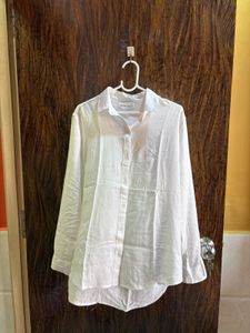 Zara 34 bust White Button-Down Shirt
