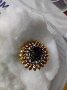Exquisite Gold Tone Statement Ring