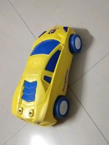 Sparkling ✨ Yellow Blue Car Medium Size For Kids