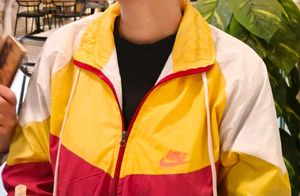 Nike colour-block windbreaker
