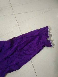 Embroidered Purple dress