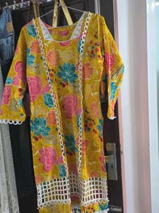 Vibrant Floral Kurta