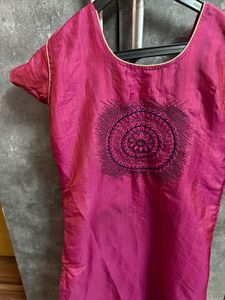 Kurti with purple