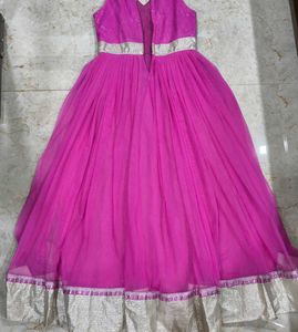 Elegant Pink Ethnic Gown
