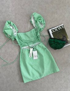 Zara - Puff Sleeves Dress