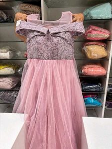 Elegant Pink Ethnic Gown