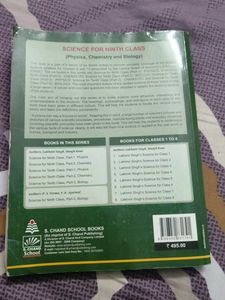 9th Grade Science Textbooks
