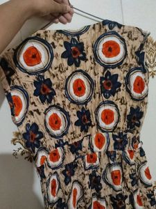 Unique Pattern Sleeveless Dress
