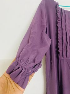 A Line Top Georgette Used One