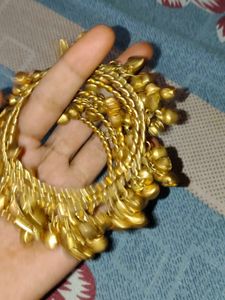 Beautiful Gold-Tone Anklets with Bells