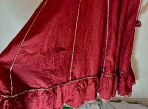 Maroon Embroidered Anarkali(New)