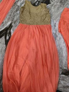 Elegant Peach Lehenga Choli Set