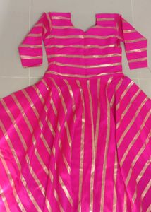 Stunning Pink Striped Gowen