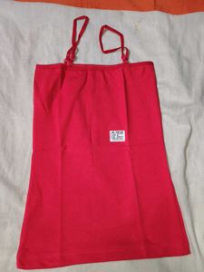 Red Camisole Slip