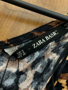 Zara Leopard Print Ruched Dress