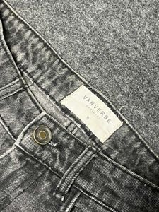 Washed Black Straight Leg Jeans