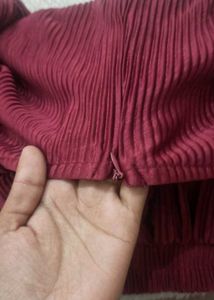 Elegant Maroon Dress