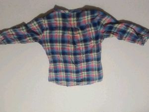multi colour checked shirt