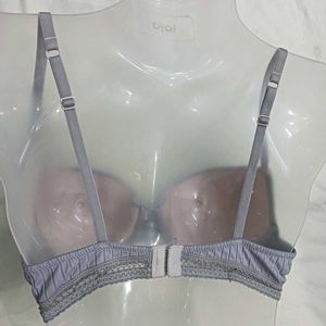 Classic Grey 🪔Striped Bra