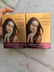 2 Vedic Line Gold Facial Kit