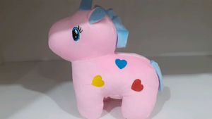 Pink Plush Unicorn Toy