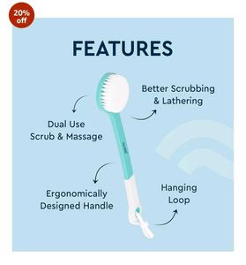 GUUB Long Handle Bath Brush