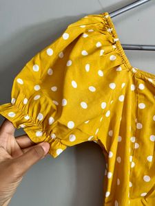 Yellow Polka Dot Dress🌼💛