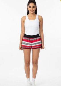 Vibrant Striped Athletic Shorts
