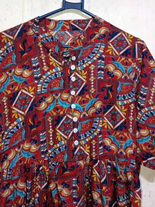 Bohemian Print Cotton Kurta