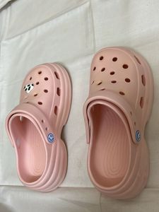 Cute Pink Clogs with Charm