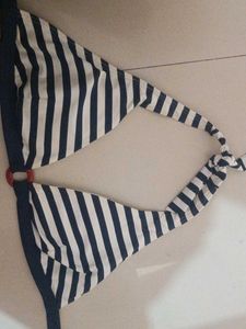 Striped Bikini Top