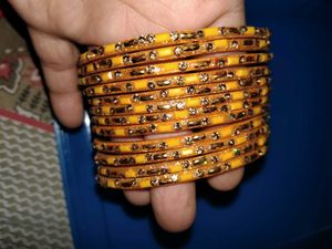 Beautiful Yellow Bangles