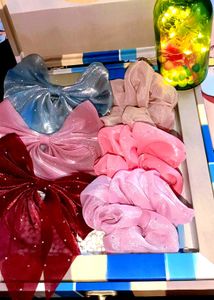 HAIR CLIP &amp; SCRUNCHIES PACK OF 6