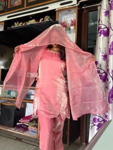 Elegant Pink Kurta Set