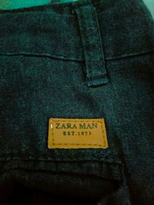 Dark Blue Casual Pants