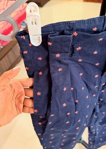 Starry Navy Blue Pants