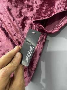Velvet Crop Top Unique Pieces