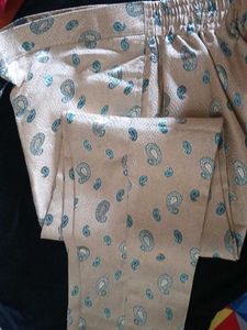 Paisley Print Palazzo Pants