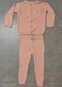 Miarcus Cute Peach Knit Sweater &amp; Pants Set