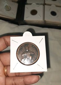 1818 Coin, Very Rare Collection Copper, Hanuman, A