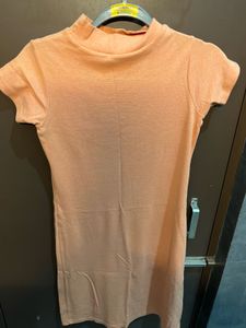 Peach Mini Dress - Casual Chic!