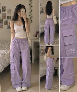 Lavender Cargo Pants