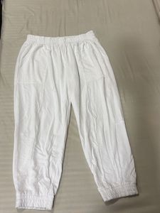 White Casual Pants