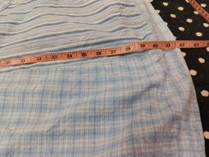 Blue Striped Maxi Skirt