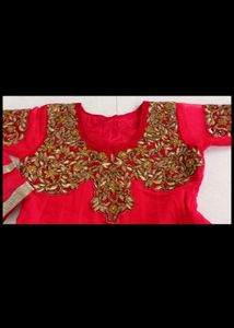 Long Frock With Embroidery