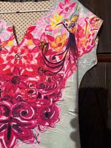 Vibrant Floral Print Kurta
