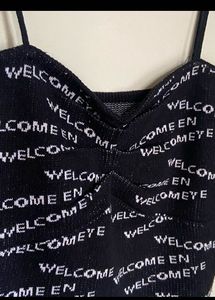 black crop top