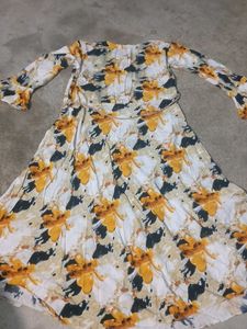 Floral Printed One Piece Dress 🌸