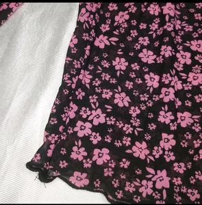 Floral Net Top