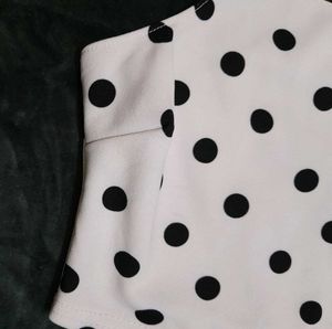 New Look White Polka Dot Camisole Top